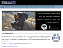 Tablet Screenshot of dogdaze-sc.com